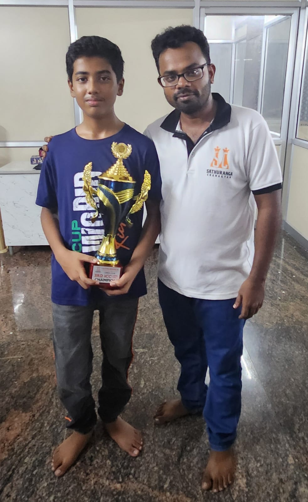 3rd Intra Club Champion Shabarish