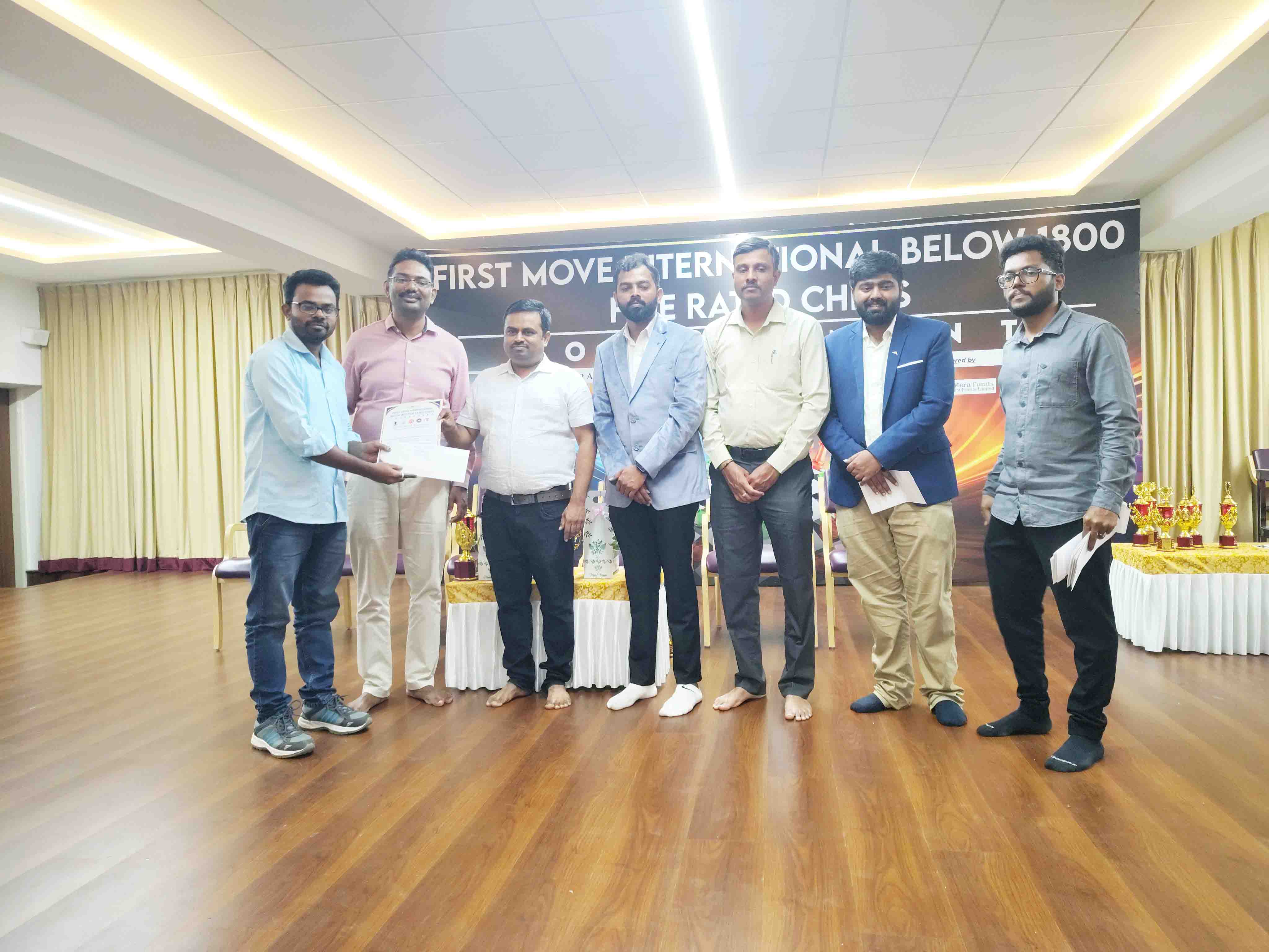 We’re thrilled to share that our Founder, Venkatesh Elumalai, made us all proud at the First Move International Below 1800 FIDE Rated Chess Tournament, Mysuru! ♟🏆