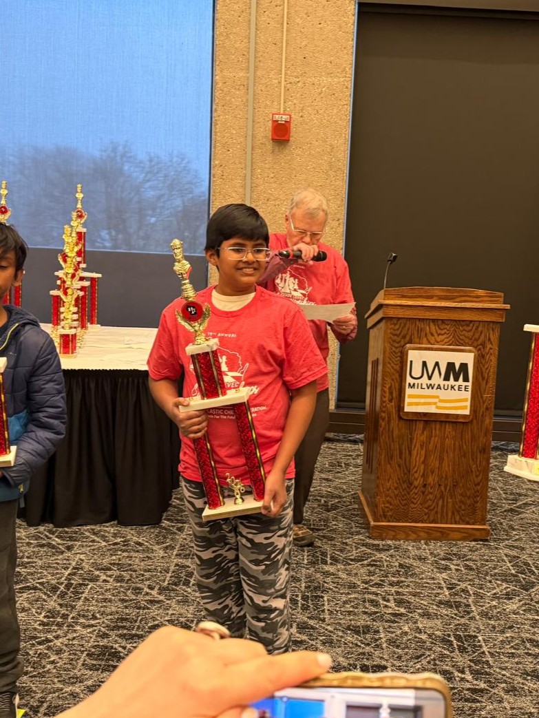 Congratulations to Veda Anish Kakumanu